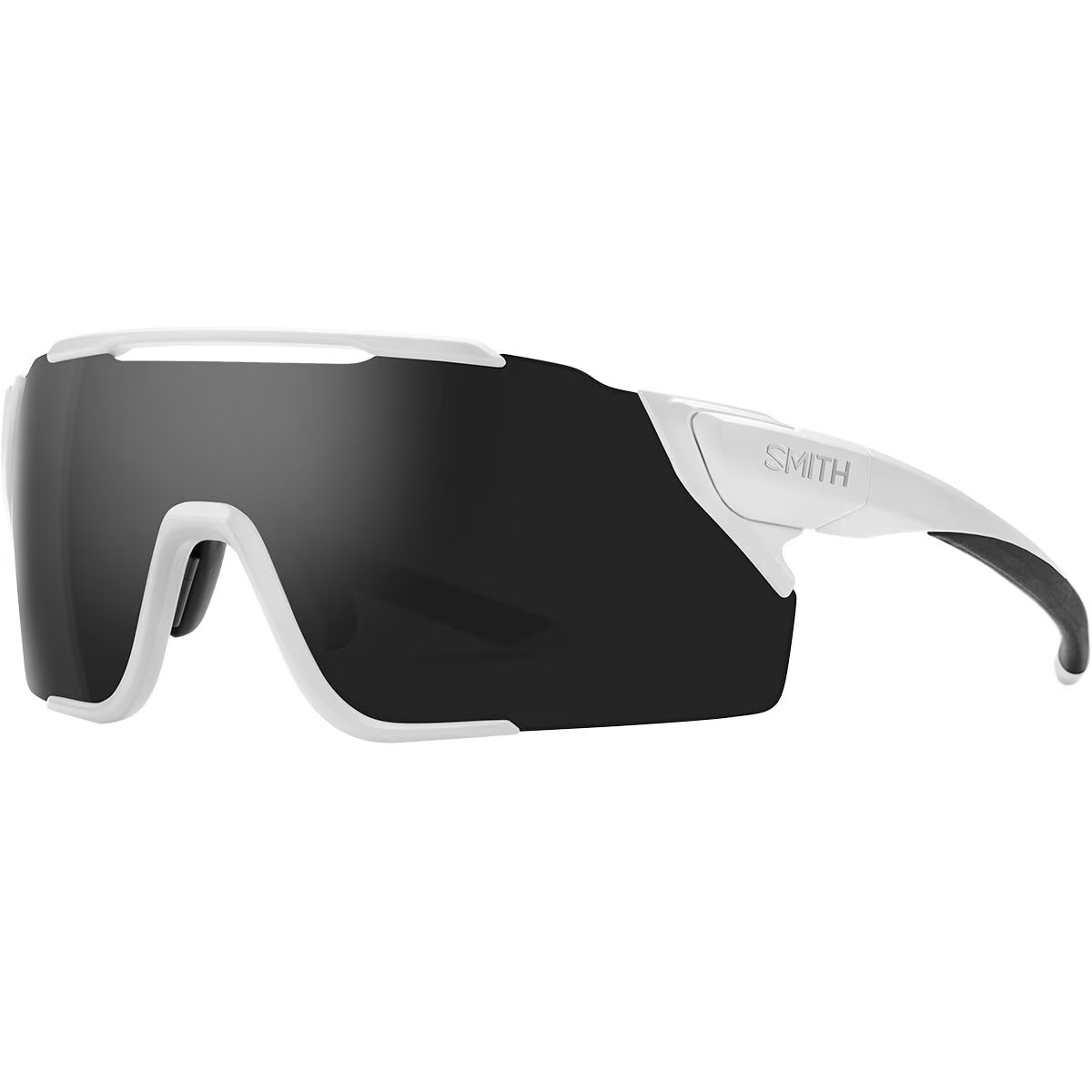 Smith Attack Mag MTB Sunglasses Matte White, ChromaPop Black Lens + Bonus Lens