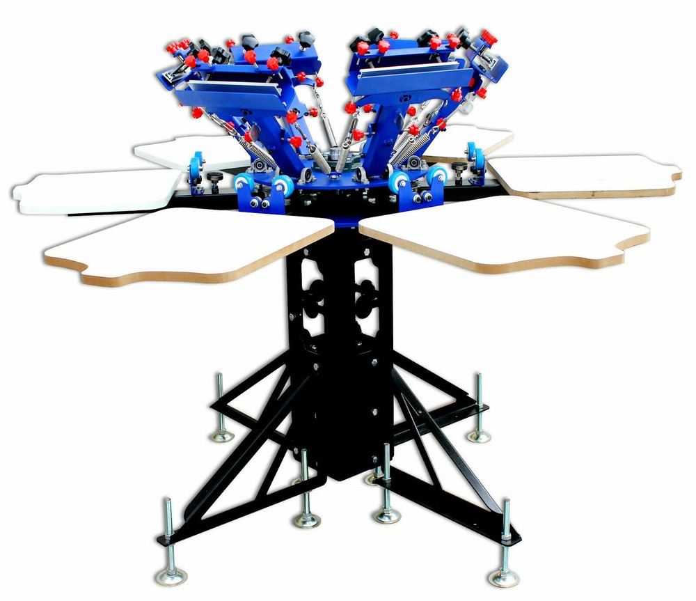 TECHTONGDA 6 Color Screen Printing Kit Micro-adjust Beginner Kit Full Function