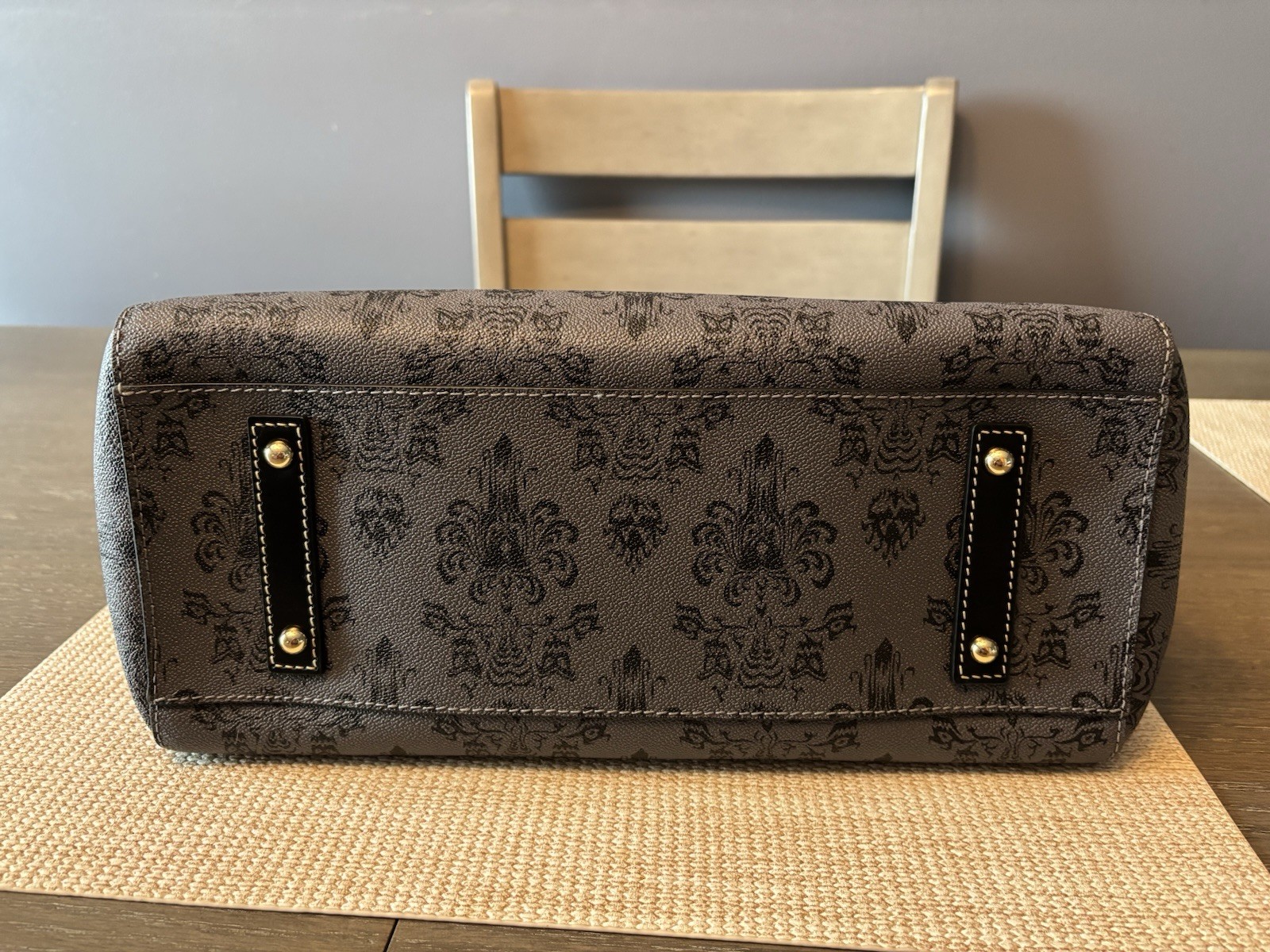 Disney Haunted Mansion Wallpaper Dooney & Bourke Satchel NWT