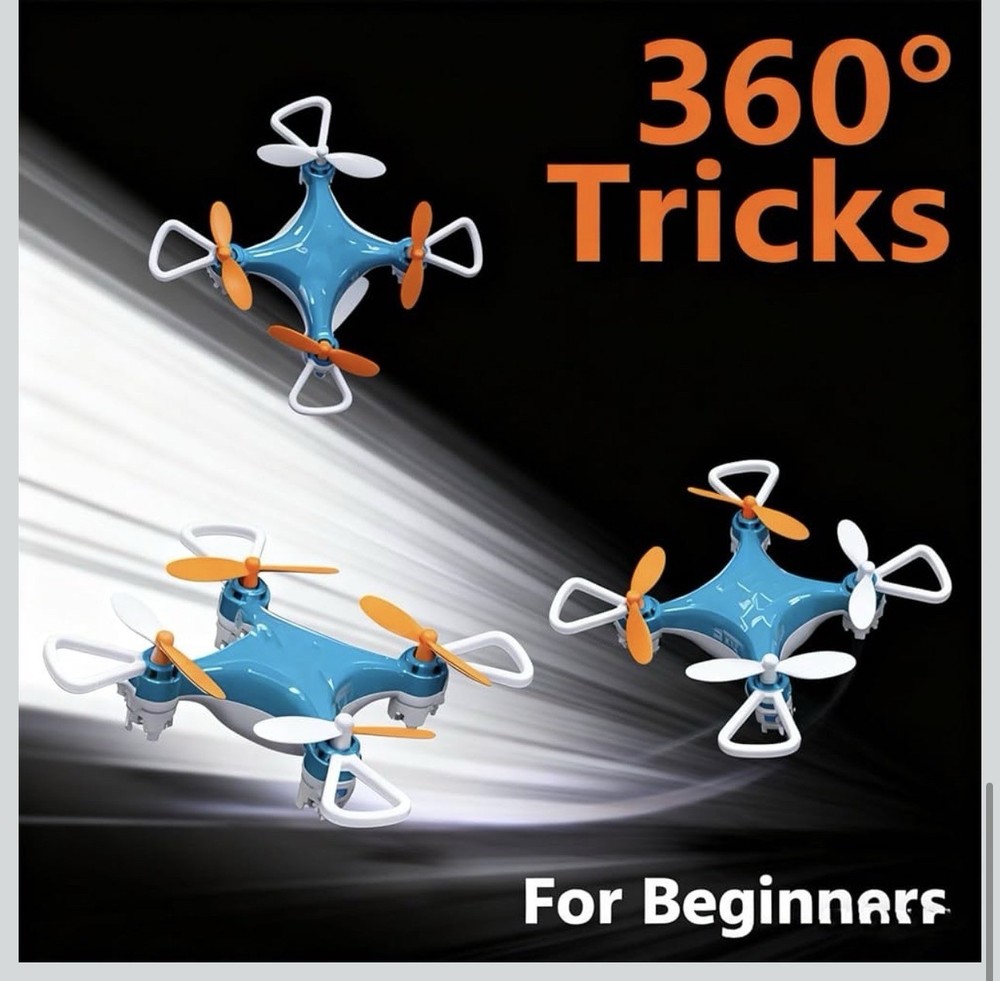 Mini Drone with Easy Stunt Flights & 360° Tricks - Perfect Beginner Friendly Fly