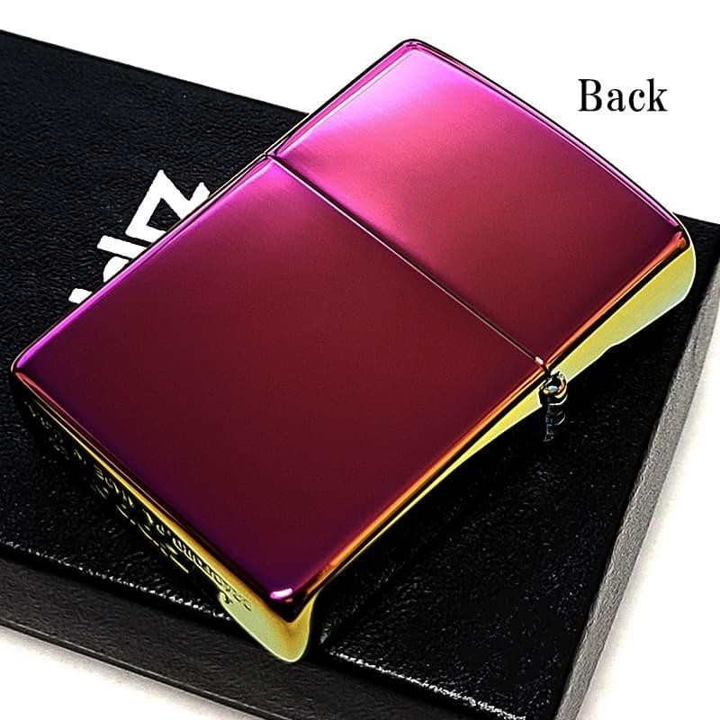 Zippo Aurora Titanium Coated Etched Engraving Regular Lighter