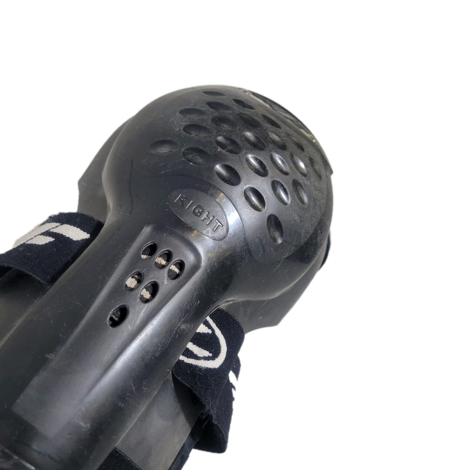 Fox racing race knee shin guards MX Moto ATV Black Size Adult