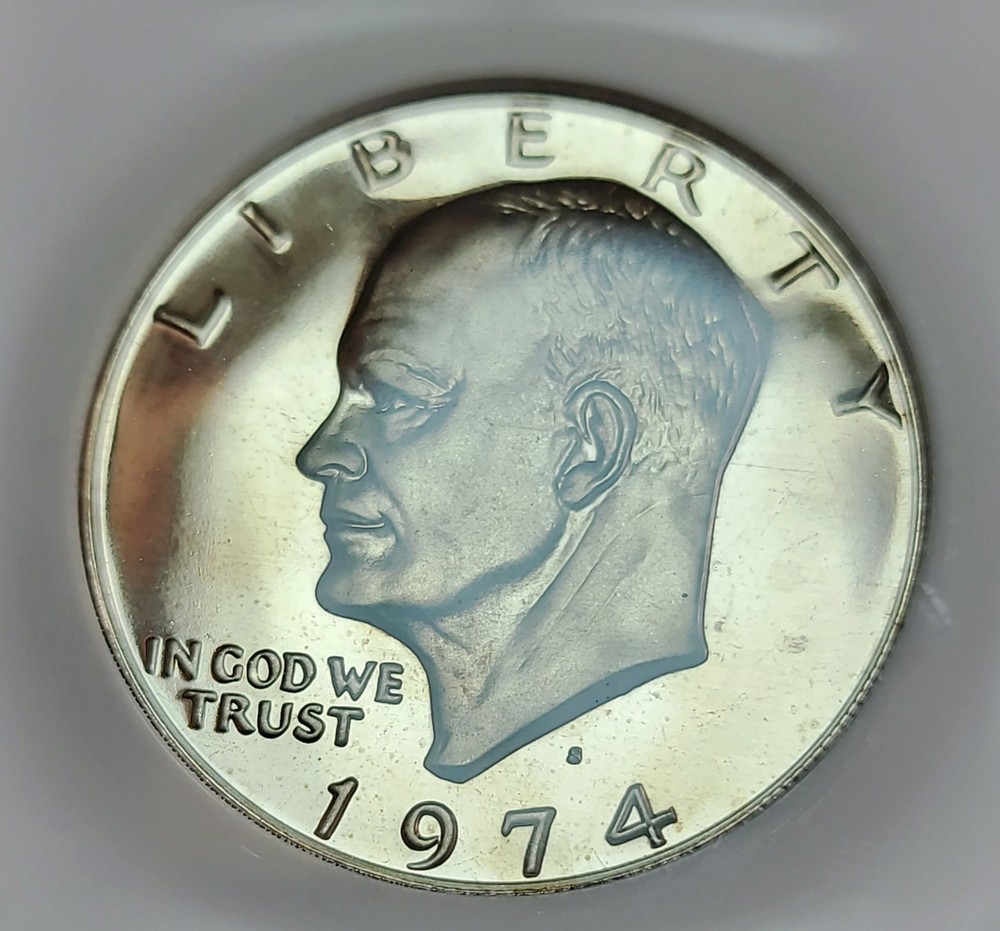 1974-S Silver Eisenhower Dollar PROOF PR70 DCAM