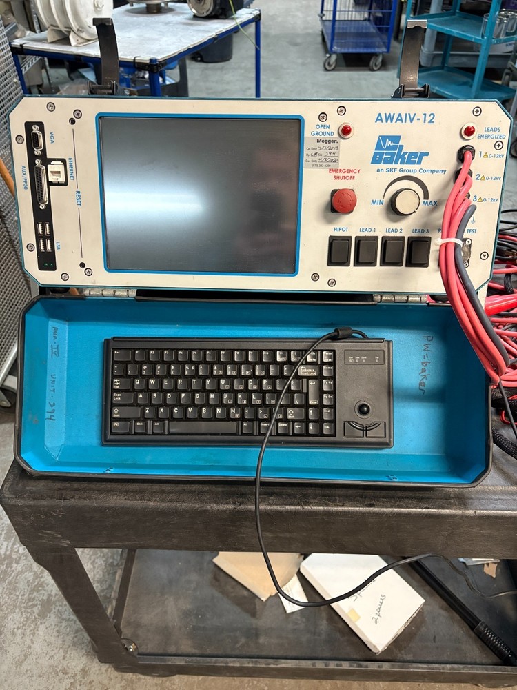 MEGGER BAKER SKF AWAIV-12 STATIC MOTOR ANALYZER