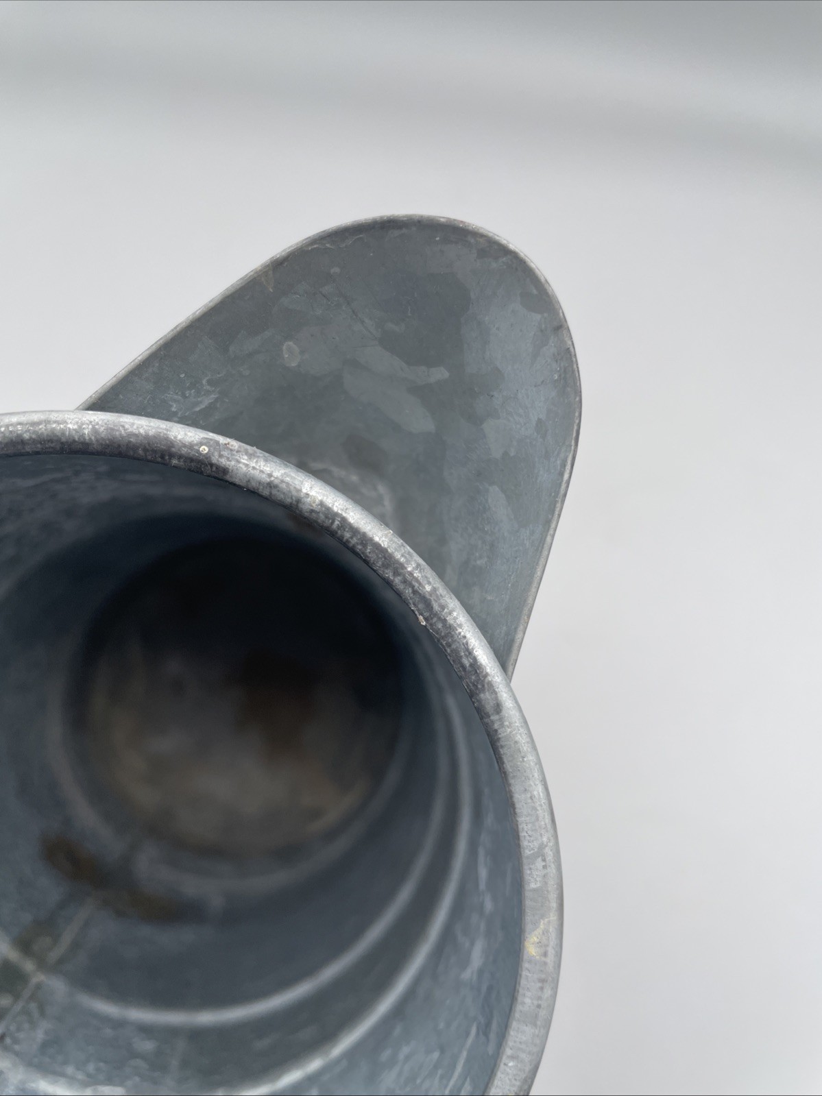 Antique Galvanized Metal Watering Bucket