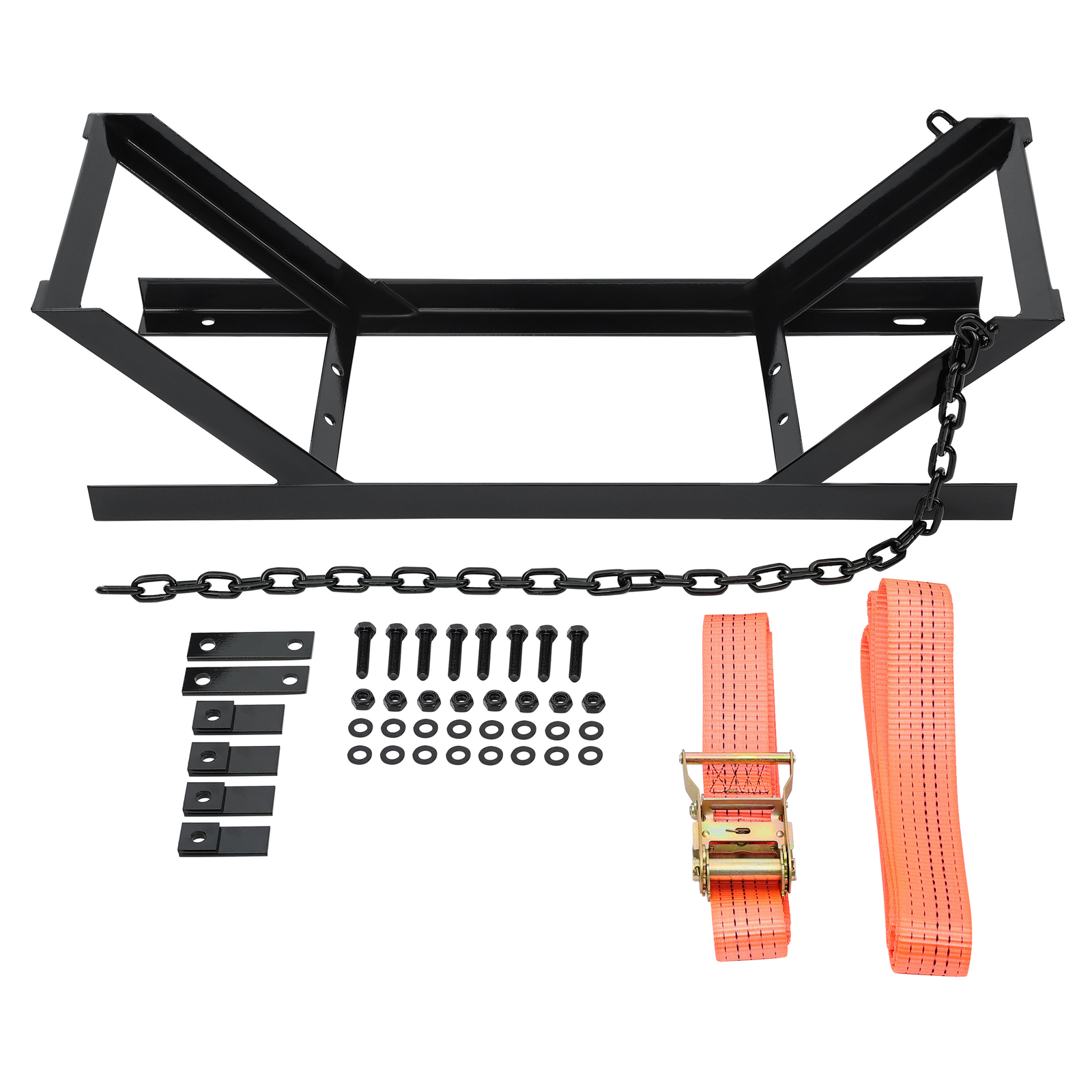 Powder Coated Semi Truck Tire Rack Spare Tire Carrier Mount Holder W/Hardware