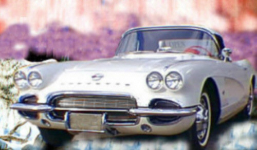 Address Labels - Cars - '62 Corvette (01)