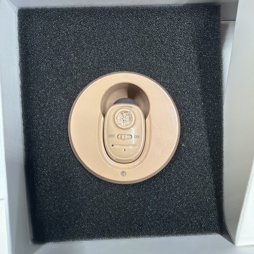 VHP-1607 Hearing Aid with Charging Base-Single (Beige)