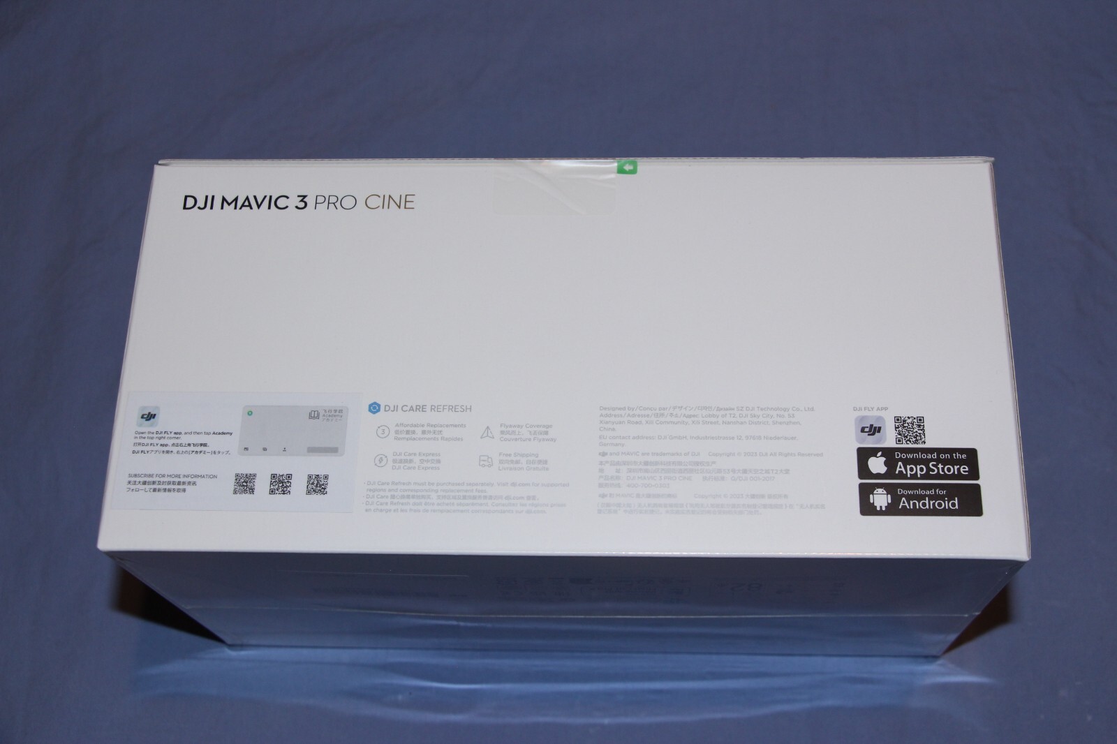 New Sealed DJI Mavic 3 Pro Cine w/ Internal 1TB SSD (Drone Only) - DJI Warranty