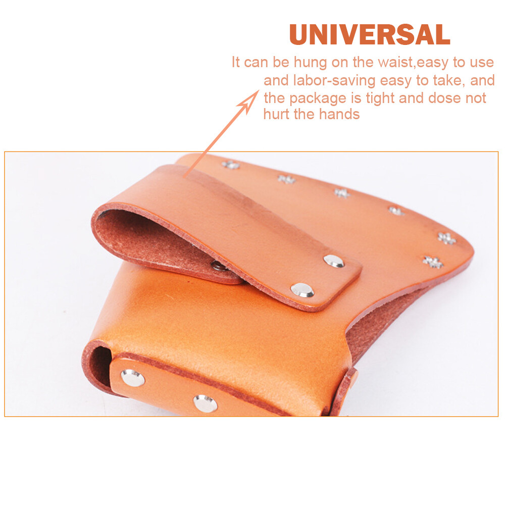 PU Leather Axe Blade Cover Sheath Head Holster Hatchet Protector Protetive Case