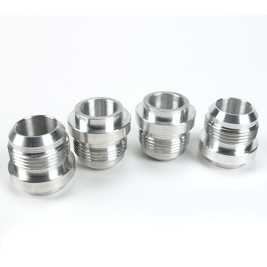An16, 16 An Male Billet 6061t6 Aluminum Weld On Fitting Bung Qty:4