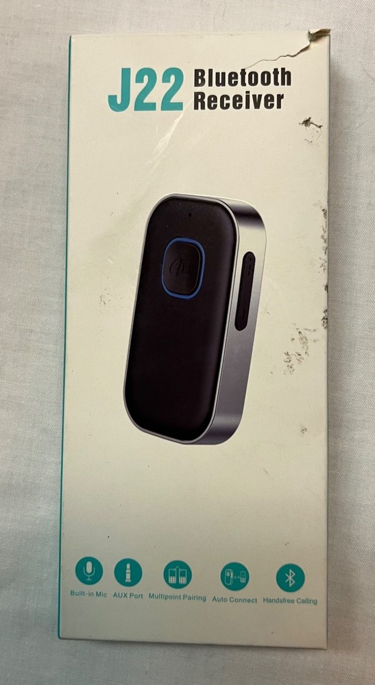 Bluetooth Receiver for Car, Noise Cancelling 3.5mm AUX Bluetooth Car Adapter