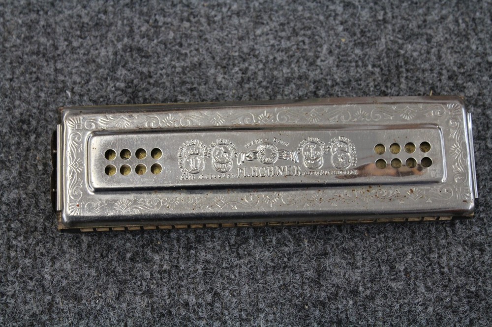 Hohner 8" Harmonica ECHO Made in Germany G (Vintage)