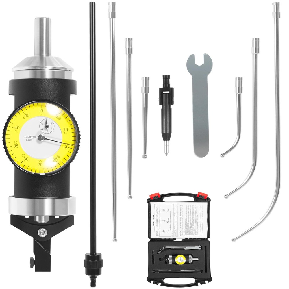Coaxial Centering Indicator Co-Ax Precision Milling Machine Test Dial .0005 CNC