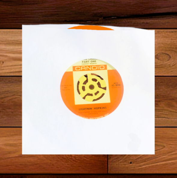 45 RPM 7" Record Easy Snap-In Insert Yellow Plastic Adapter (1)