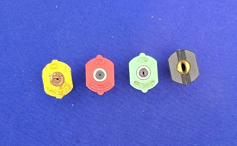 General Pump Pressure Washer Nozzle Set 4 Used