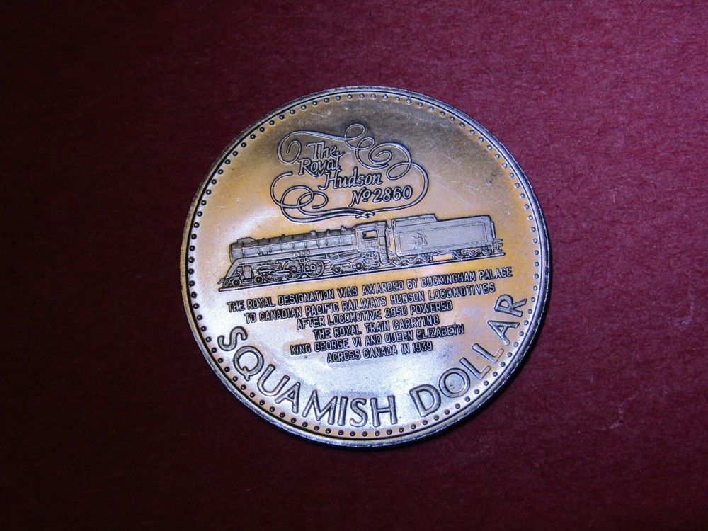 Squamish British Columbia 1979 Trade Dollar