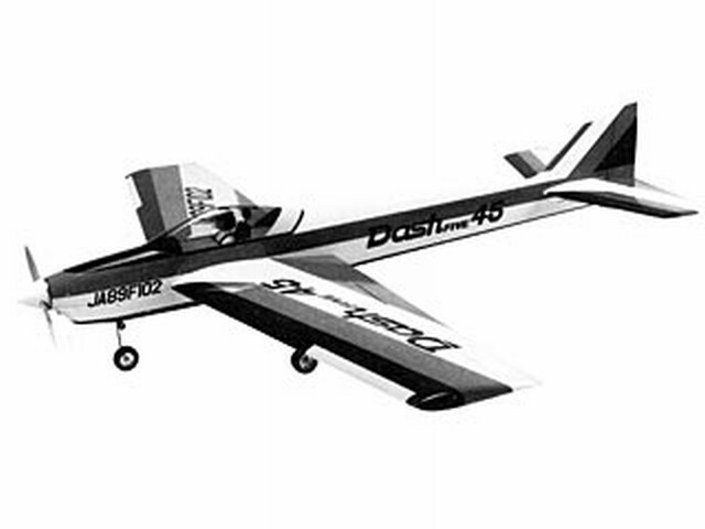 Dash Five 45 Pattern 64" Wingspan RC Model Airplane Printed Plans & Templates