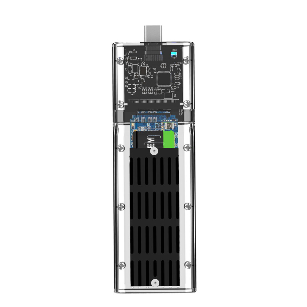 M.2 NGFF SSD SATA TO USB 3.0 Solid State External Enclosure Storage Case Adapter