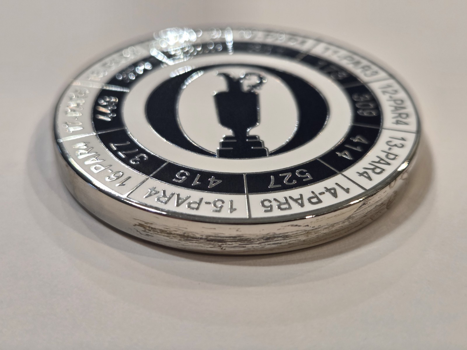 THE OPEN ( HOME OF GOLF ) FROM ST. ANDREWS SCOTTLAND-MONDOMARK BALL MARKERS RARE