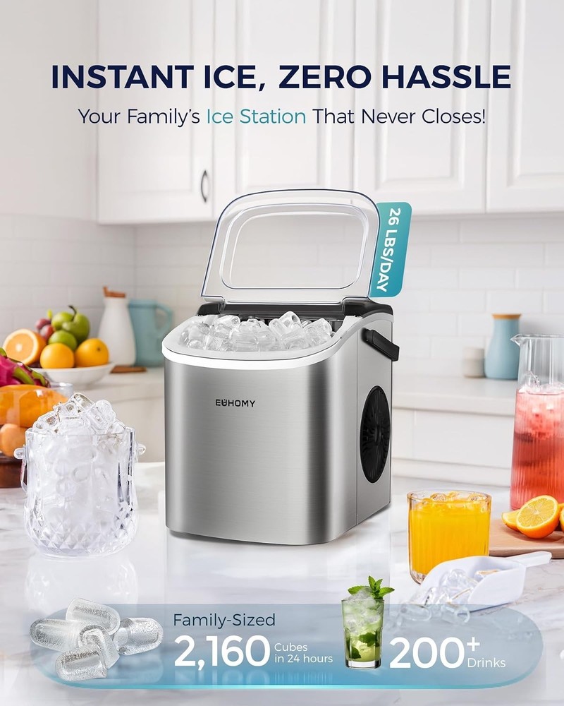 Reliable Ice Maker Machine with R600a Refrigerant for Optimal Performance