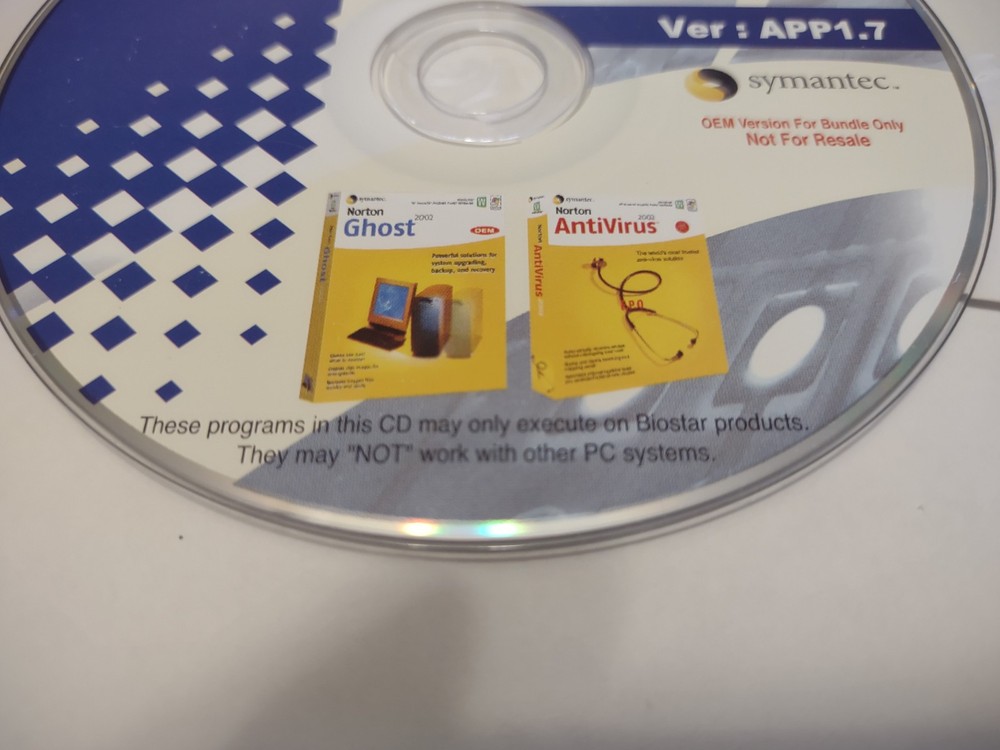 BioStar - Symantec Combo Pack - Norton AntiVirus & Ghost