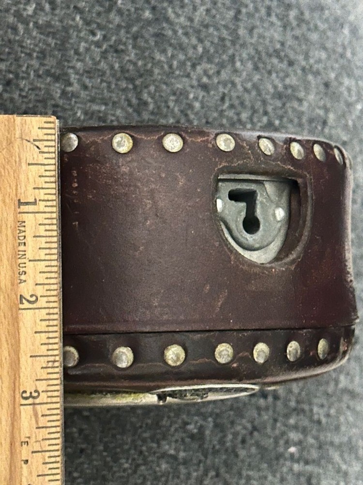 Chicago Spartan GUARDS DETEX LEATHER Time Clock