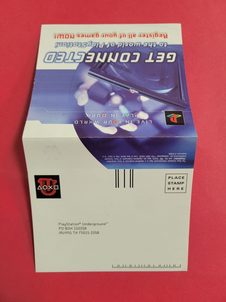 PlayStation underground insert Scus-97265