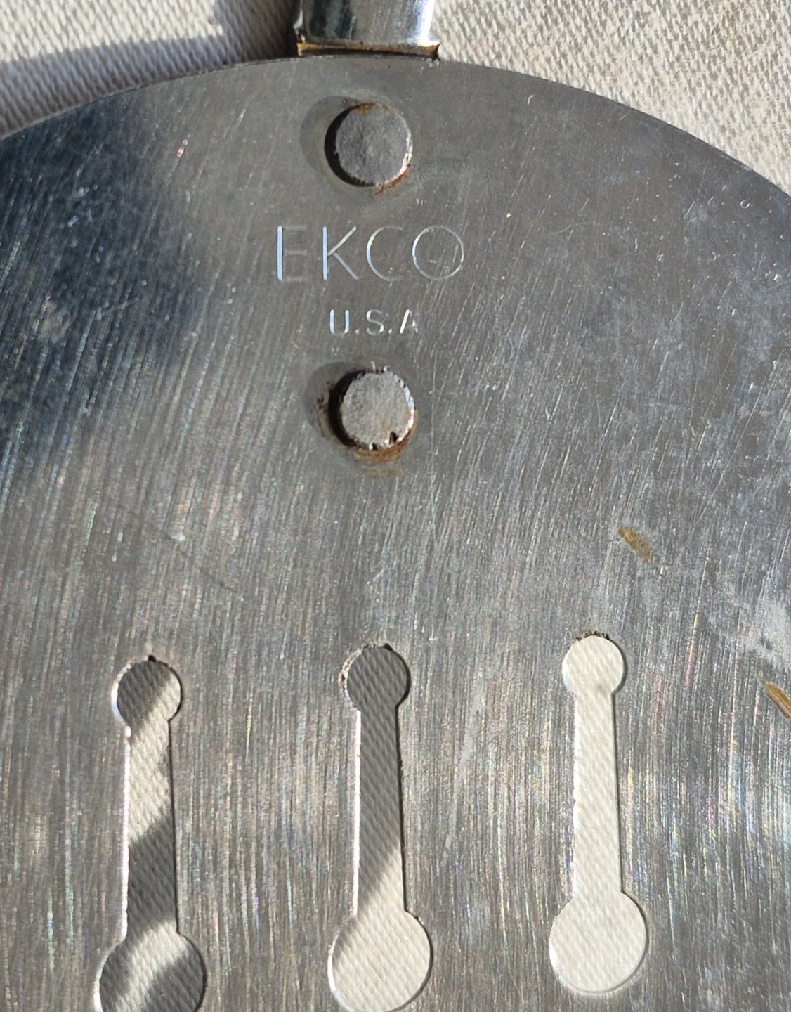 6 Piece Vtg Ecko Kitchen Utensils Spatulas, Spoon, Can Opener, Cheese Cutter