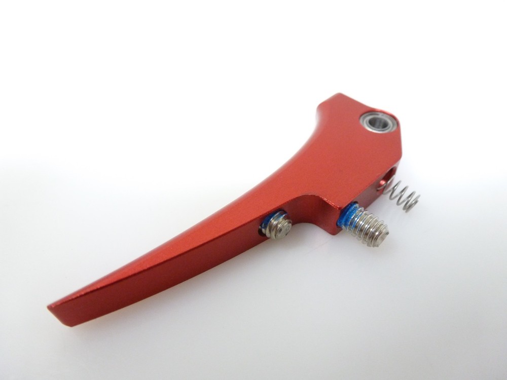 MINT MACDEV DRONE 2 BALL BEARING ROLLER TRIGGER DUST RED PAINTBALL