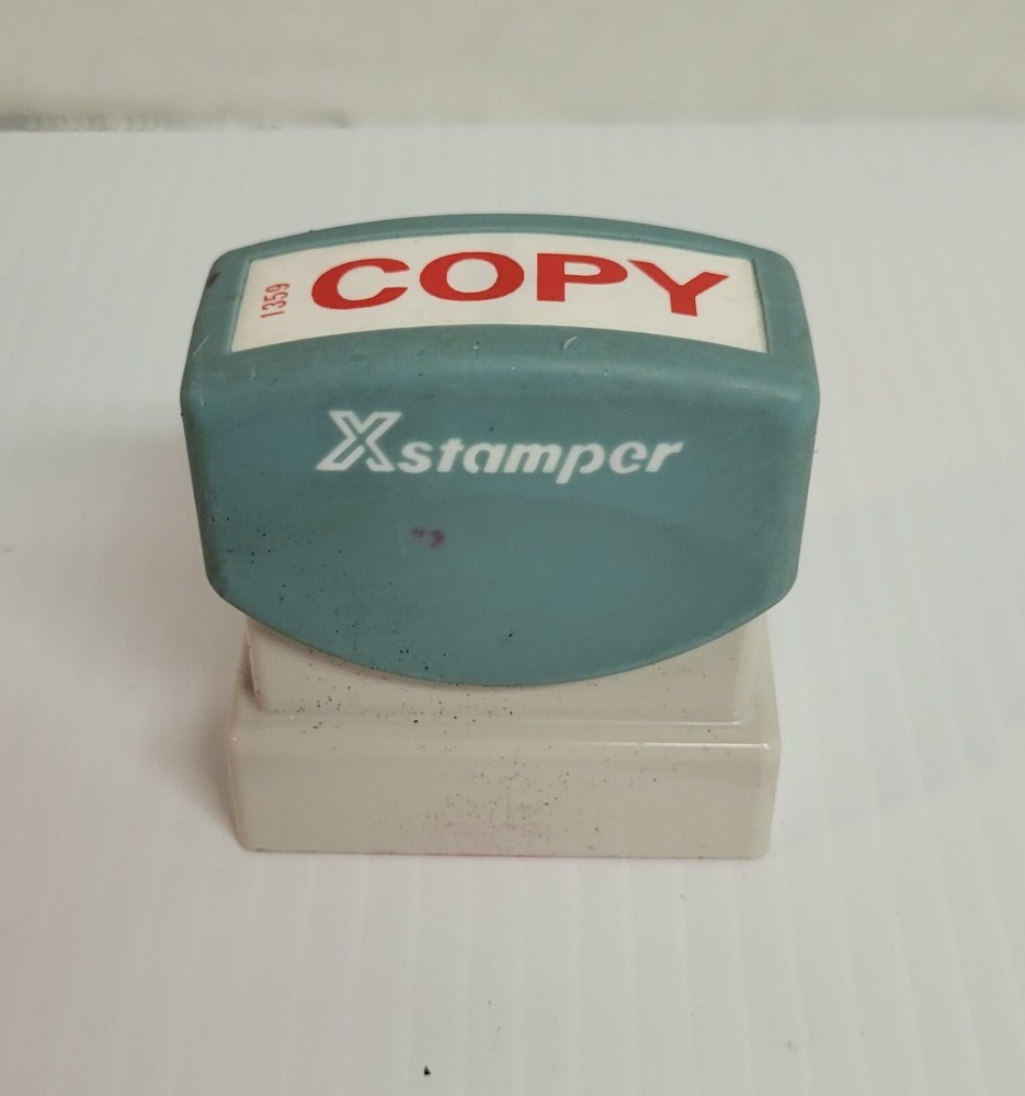 Xstamper Pre-Inked Stamp - COPY - red