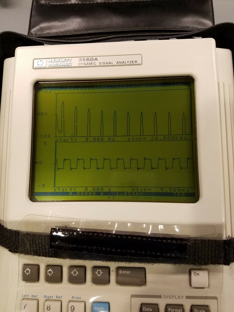 HP 3560A Handheld FFT Vibration Acoustic Spectrum Dynamic Analyzer ~DC - 40kHz