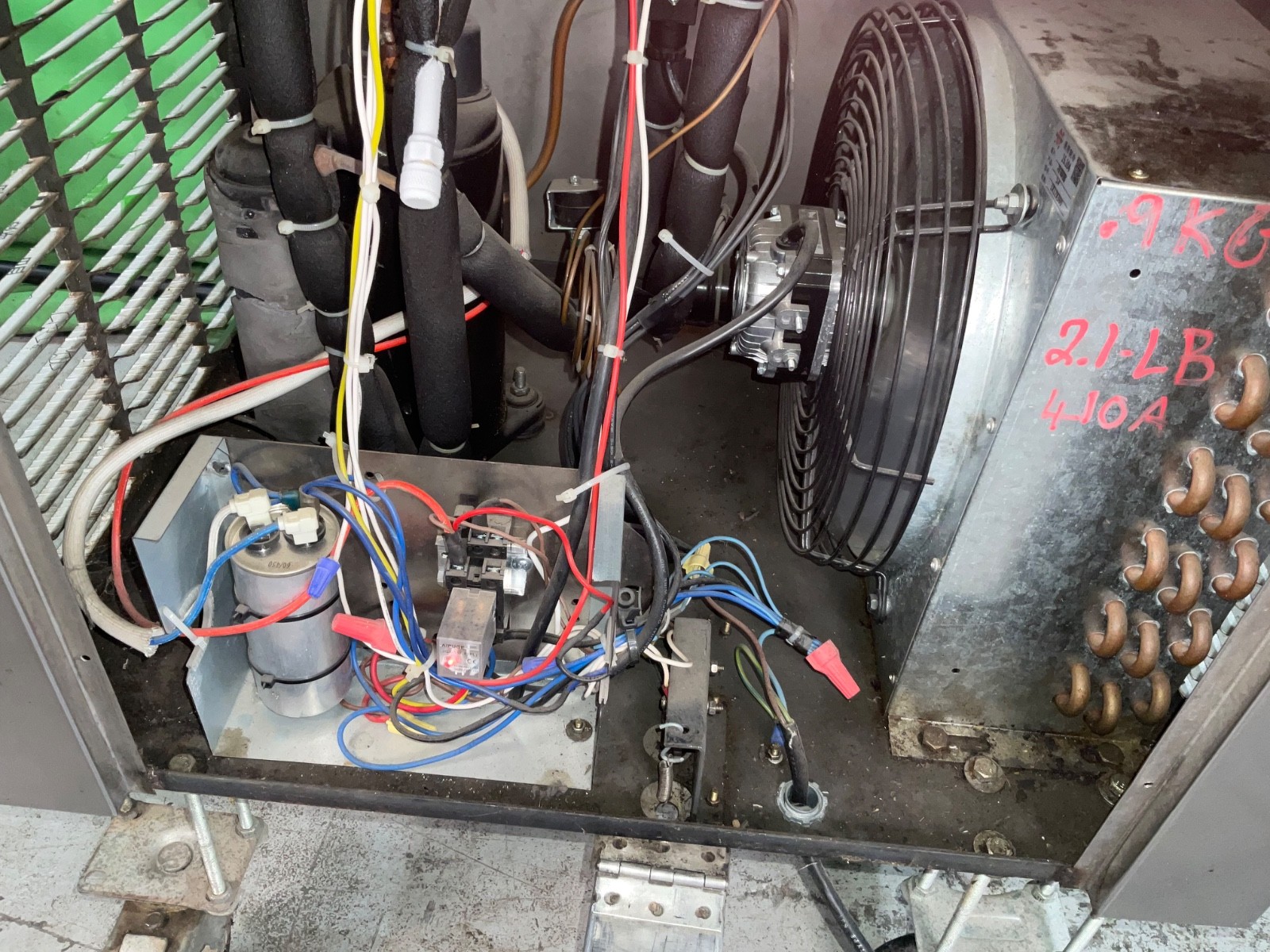 Commercial 21"X21'' Square Pan Fry Ice Cream Roll Machine, Custom Casters 1834