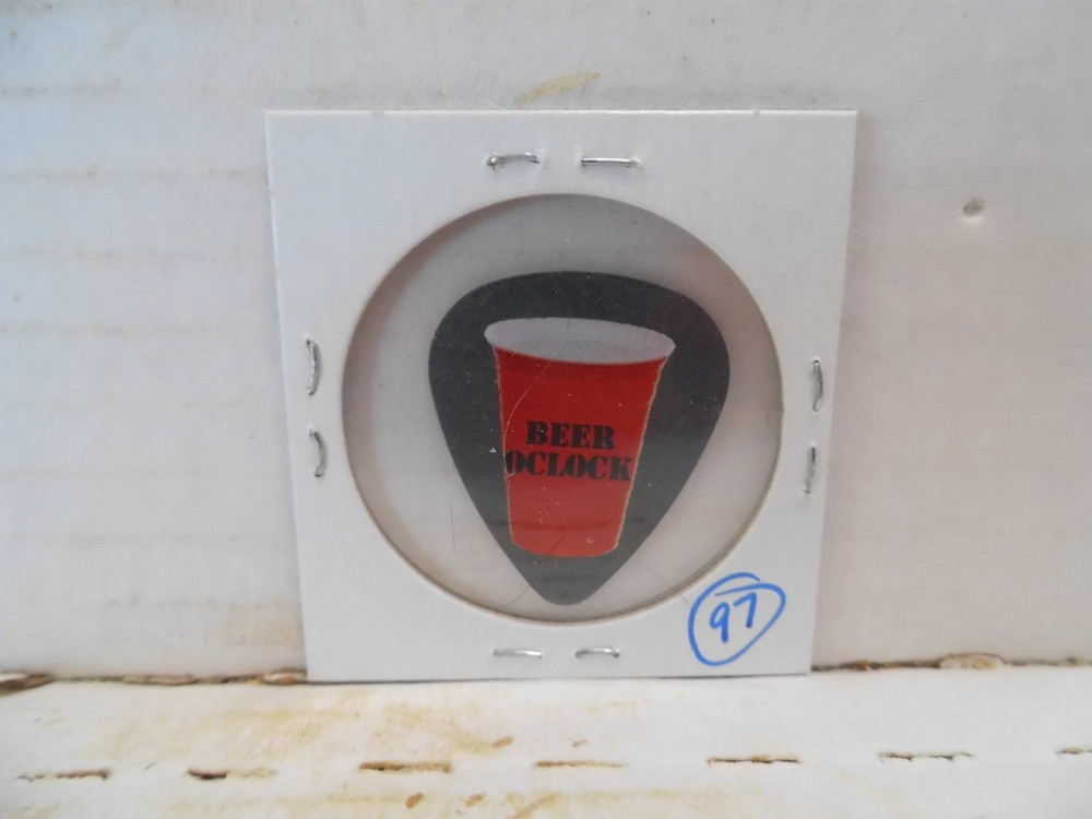 NICKELBACK "BEER O'CLOCK" GUITAR PICK~READ DESCRIPTION #36~12