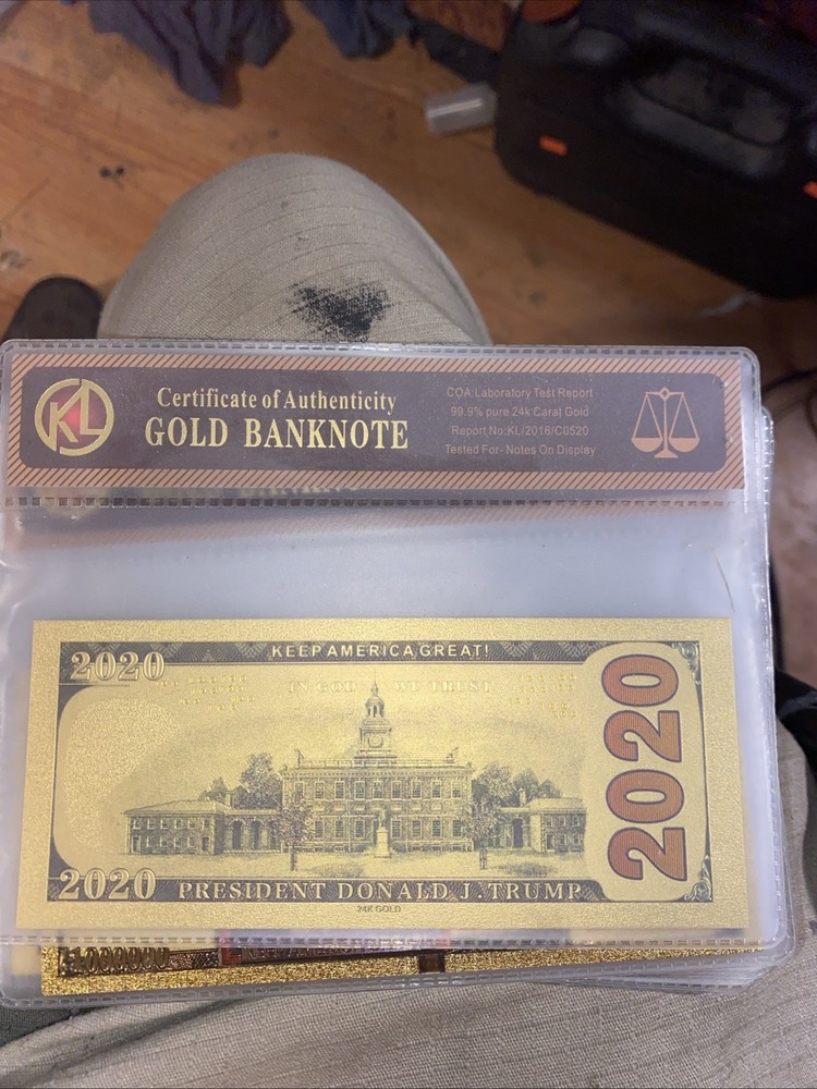 President Trump Gold Notes