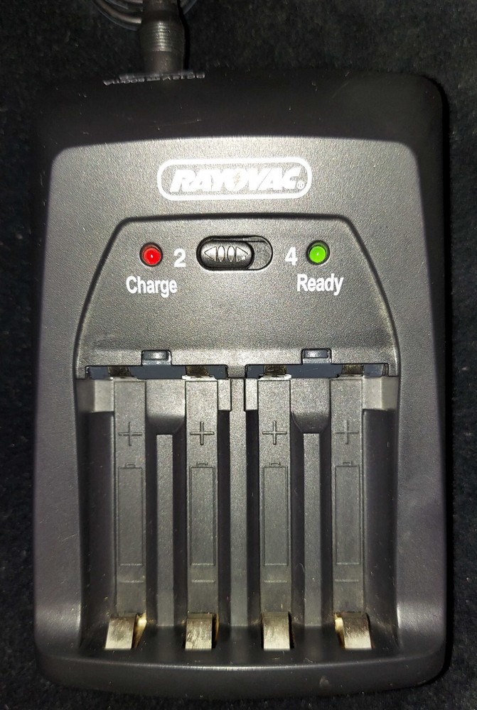 Rayovac PS10 Black AA / AAA Compact Battery Charger