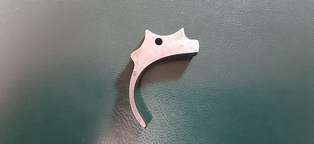 Iver Johnson Single Barrel Ring Barrel Release Model Shotgun Trigger, Late Style