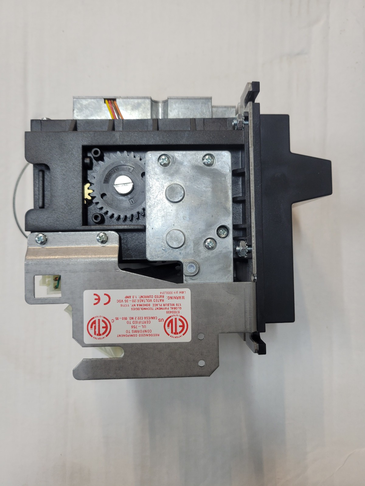 GLOBAL PAYMENT TECHNOLOGIES (GPT) Aurora 24V Bill Acceptor NEW