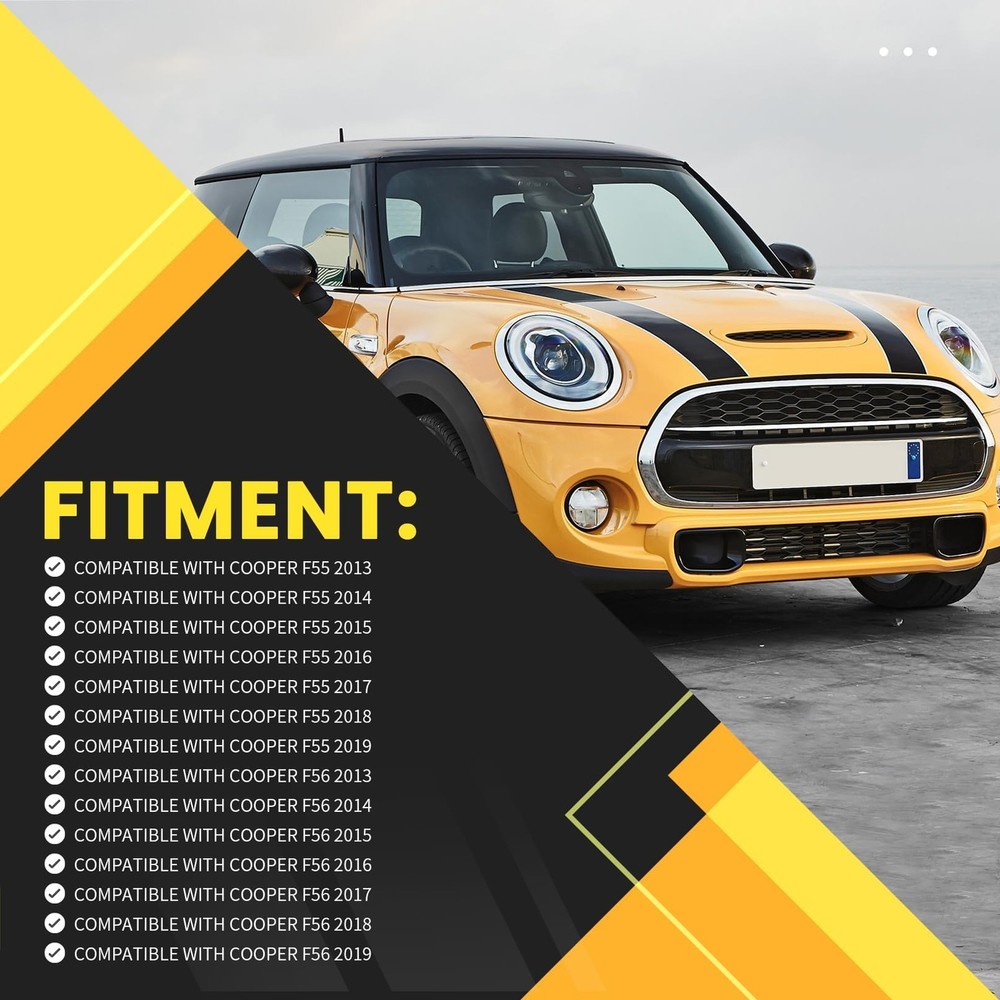 Front Engine Splash Shield Compatible with 2014-2020 Cooper F55 F56 Black...