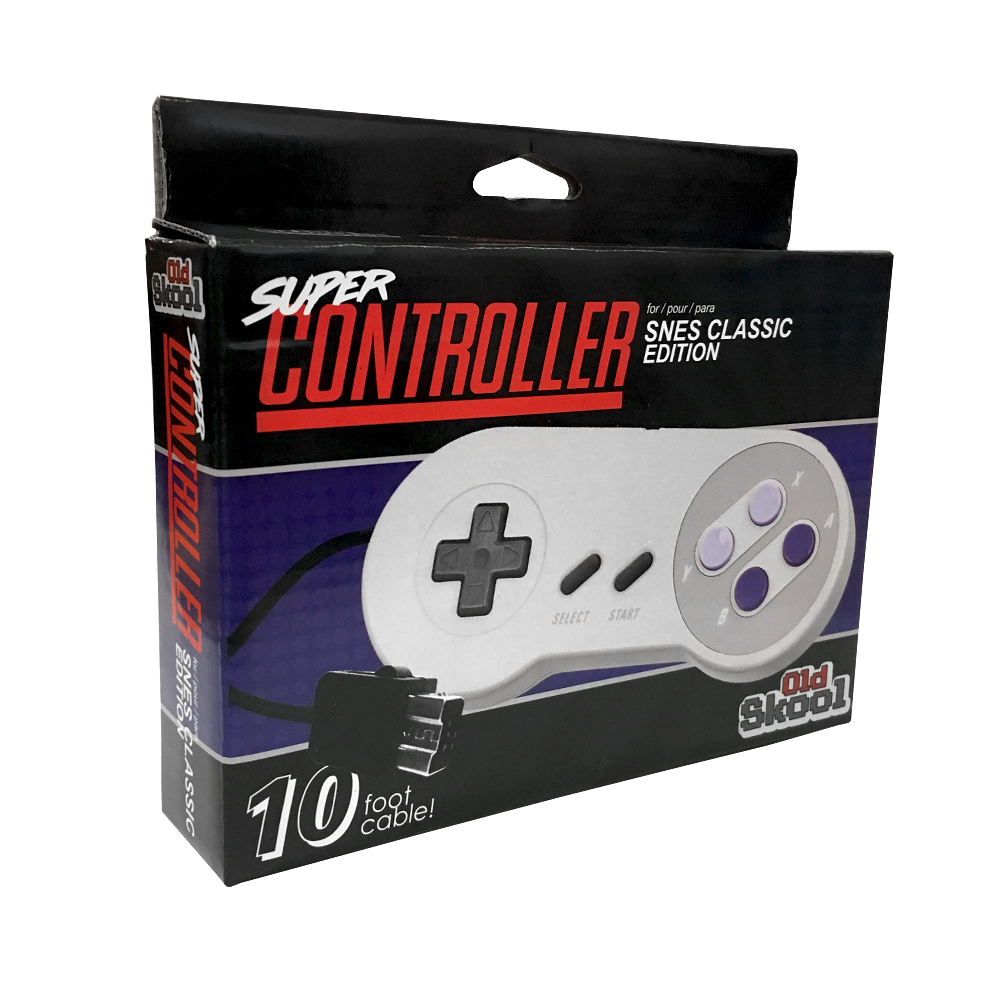 OLD SKOOL CONTROLLER FOR SNES CLASSIC EDITION MINI SYSTEM