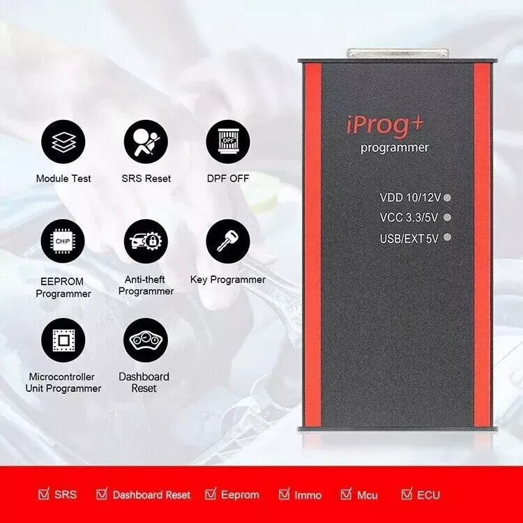 Full SET：NEW V87 Iprog+ Plus Pro Configuration Support IMMO Mileage tool Progarm