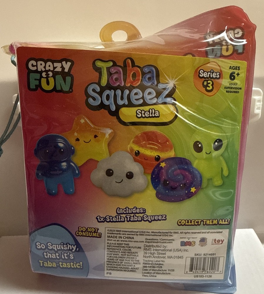 CRAZY FUN TABA SQUEEZ STELLA SO SQUISHY