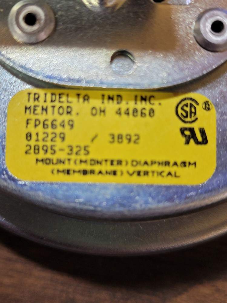 S1-2895-3251 Pressure Switch from Source1