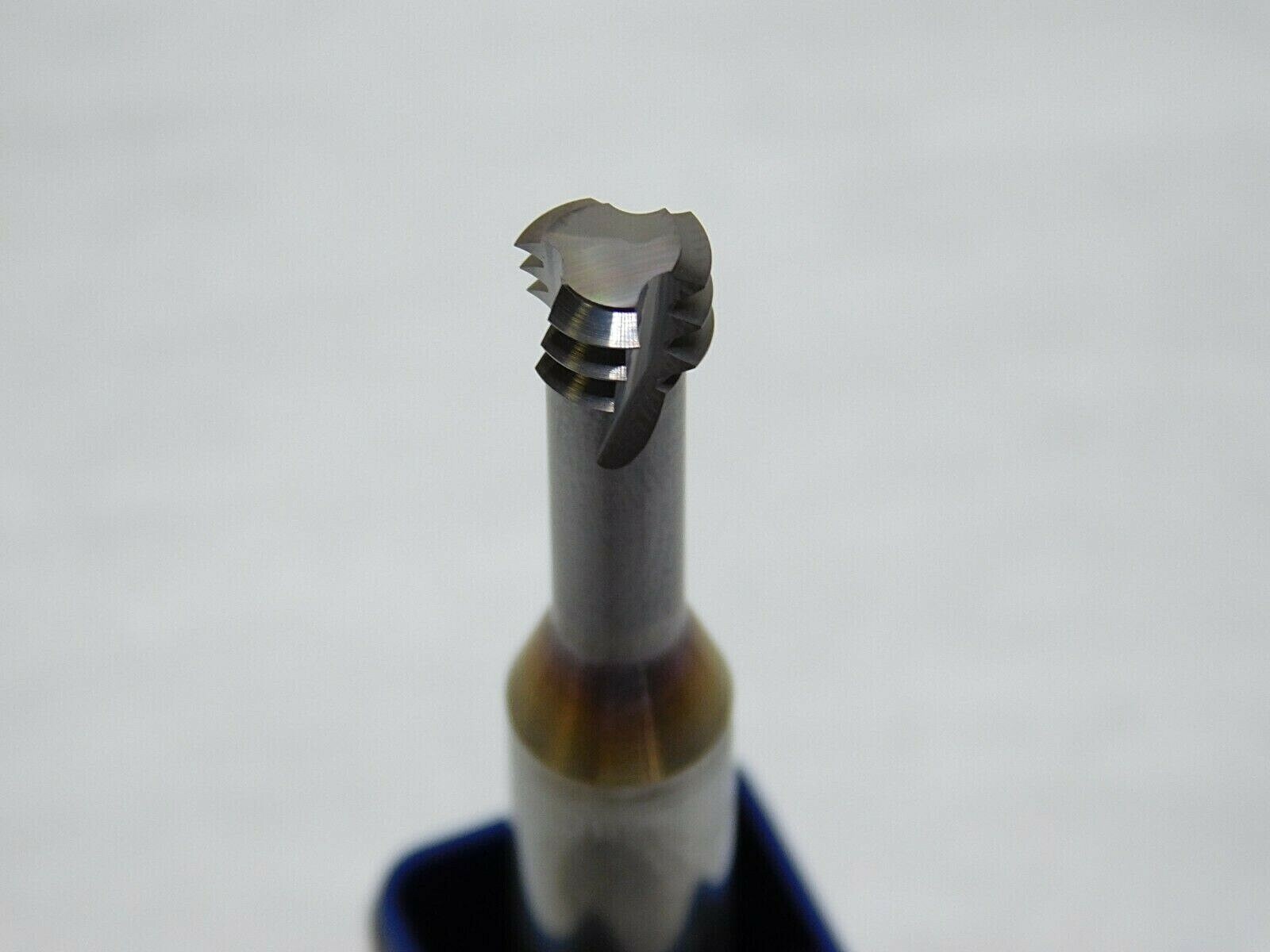 Vargus Carbide Helical Flute Thread Mill RH 3/8"-16 Internal 16 TPI 3FK 80279