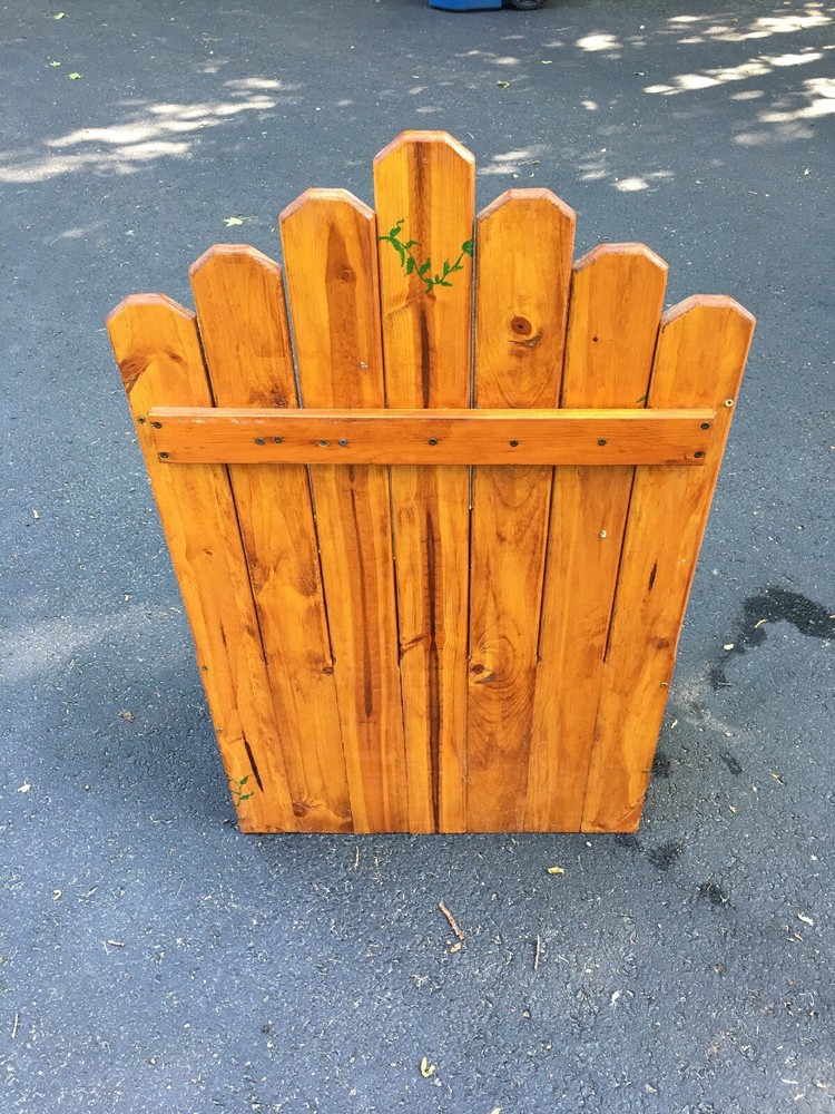 WOOD BENCH Dalmation Butterfly Dragonfly
