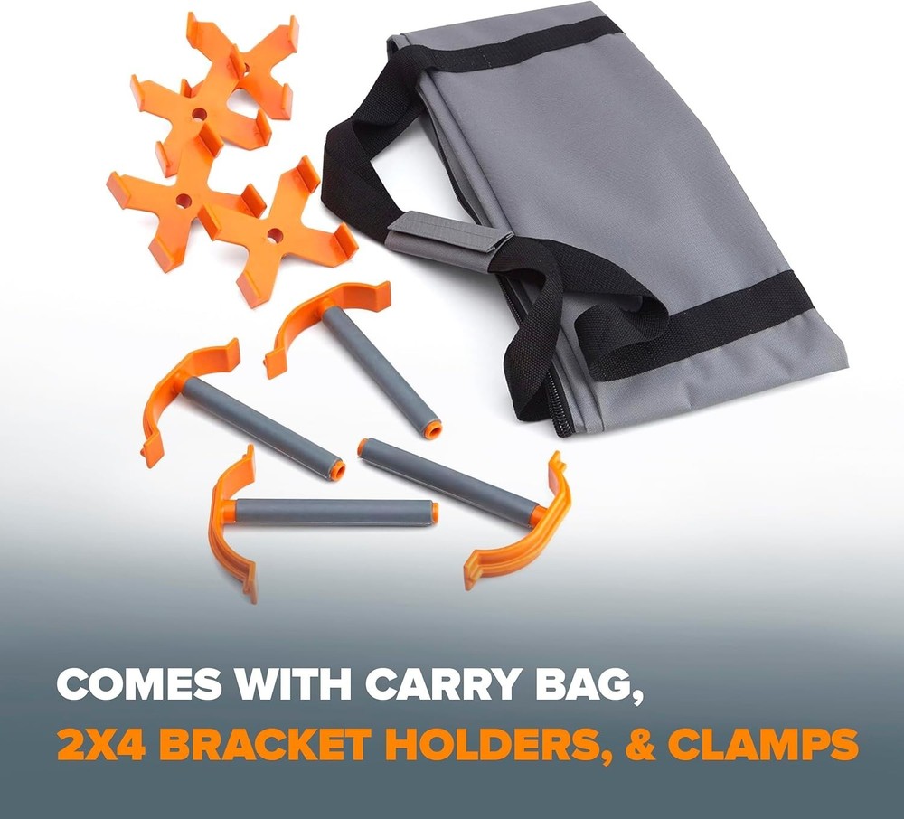 Portable Workbench Folding Work Table 4500lb Capacity, 4ft x 6ft BORA Centipede