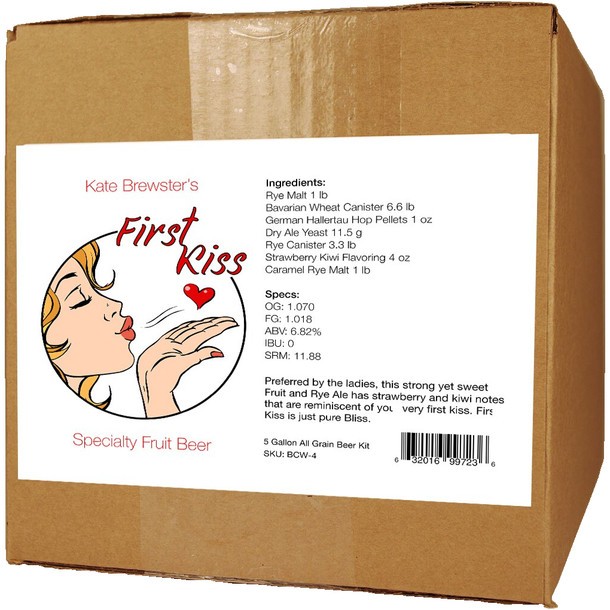 Label Peelers First Kiss Beer Kit