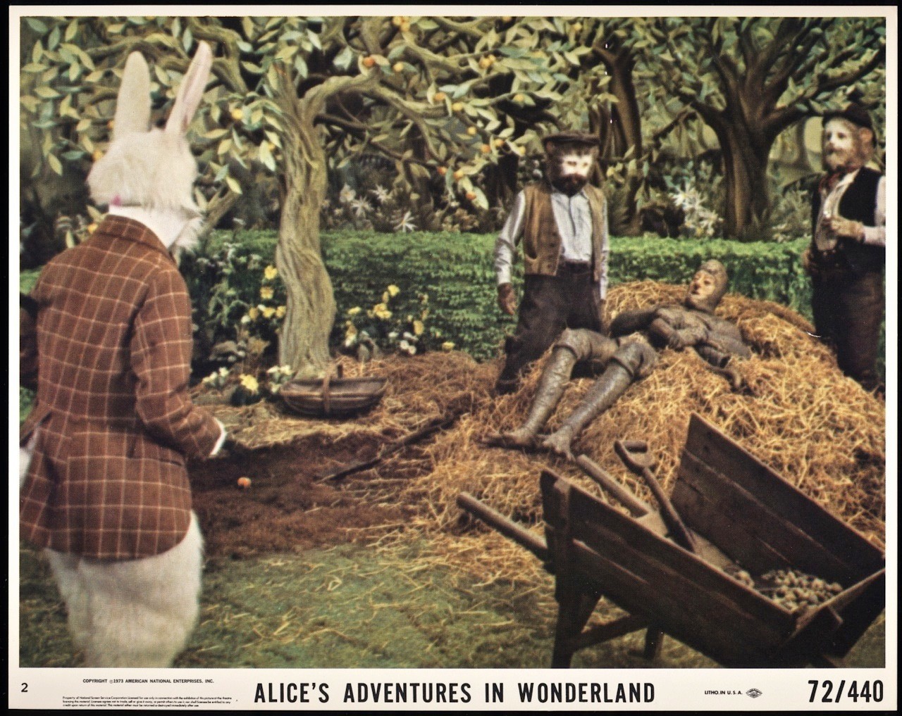 1973 ALICE'S ADVENTURES IN WONDERLAND British Musical LOBBY CARD Set MAD HATTER