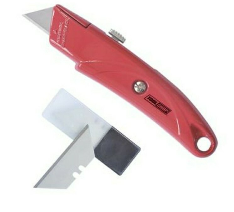 33 pcs Box Cutter Utility Knife Set 3 Different PLUS 30 EXTRA REPLACEMENT BLADES