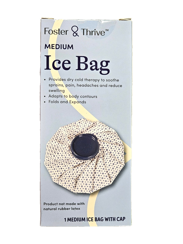 9" ICE BAG w/ cap ( Medium ) Reusable